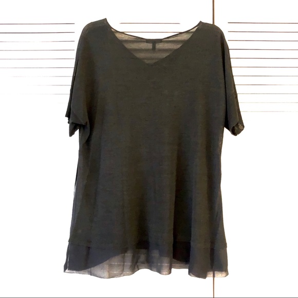 EILEEN Fisher silk jersey top - Picture 3 of 4